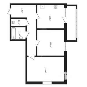 2-к квартира, вторичка, 62м2, 5/20 этаж