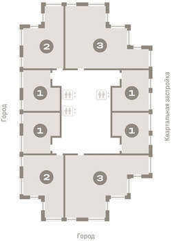 1-к квартира, вторичка, 34м2, 16/25 этаж
