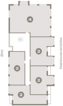 2-к квартира, вторичка, 85м2, 8/9 этаж
