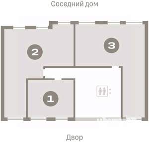 2-к квартира, вторичка, 83м2, 4/9 этаж