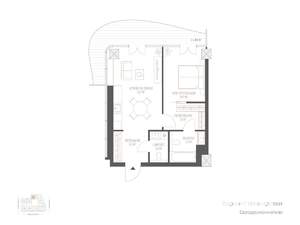 1-к квартира, вторичка, 55м2, 8/10 этаж
