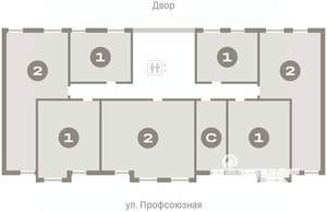 1-к квартира, вторичка, 35м2, 7/10 этаж