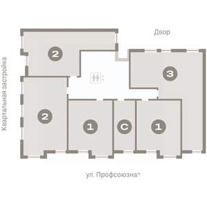 3-к квартира, вторичка, 93м2, 6/7 этаж