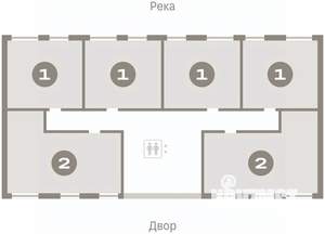 1-к квартира, вторичка, 40м2, 5/8 этаж