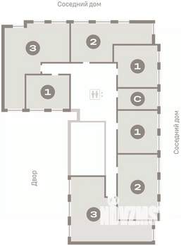 2-к квартира, вторичка, 79м2, 2/9 этаж