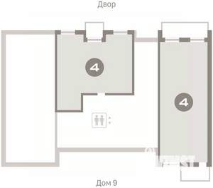 4-к квартира, вторичка, 154м2, 1/8 этаж