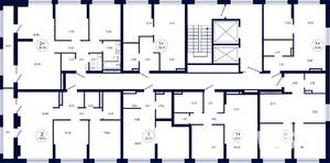 2-к квартира, вторичка, 83м2, 9/17 этаж