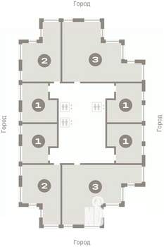 2-к квартира, вторичка, 54м2, 18/25 этаж