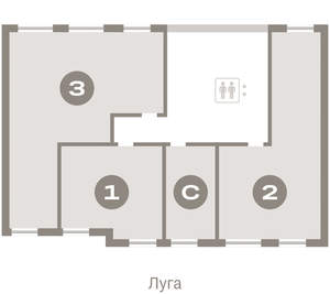 2-к квартира, вторичка, 61м2, 5/17 этаж