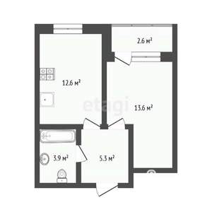 1-к квартира, вторичка, 36м2, 23/24 этаж