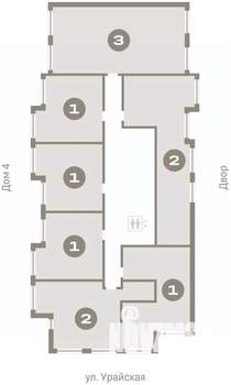 3-к квартира, вторичка, 102м2, 3/8 этаж