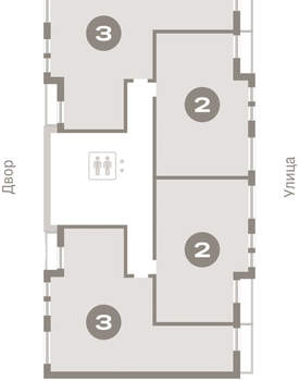 3-к квартира, вторичка, 78м2, 9/17 этаж