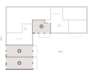 2-к квартира, вторичка, 110м2, 1/16 этаж