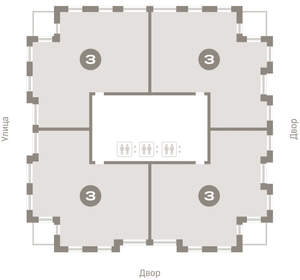 3-к квартира, вторичка, 144м2, 23/25 этаж