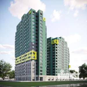 1-к квартира, строящийся дом, 38м2, 15/19 этаж