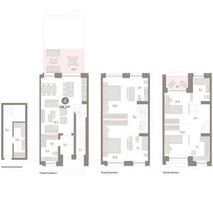 4-к квартира, вторичка, 168м2, 1/8 этаж