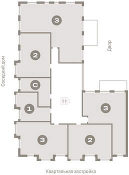 3-к квартира, вторичка, 106м2, 2/16 этаж