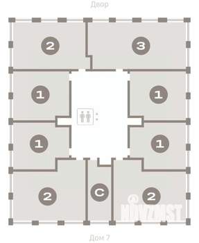 1-к квартира, вторичка, 51м2, 13/17 этаж