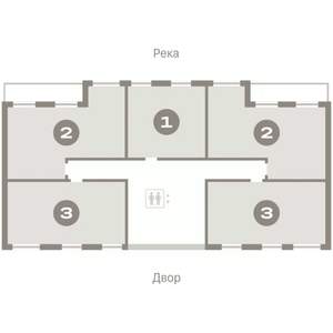 Студия квартира, вторичка, 44м2, 8/8 этаж