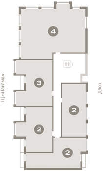 2-к квартира, вторичка, 84м2, 8/9 этаж