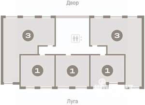 3-к квартира, вторичка, 82м2, 5/7 этаж