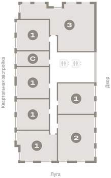 1-к квартира, вторичка, 50м2, 11/17 этаж