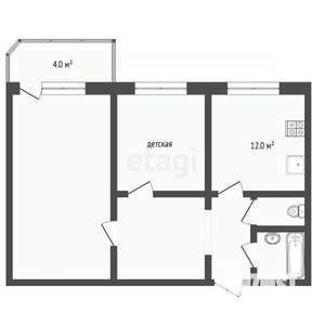 2-к квартира, вторичка, 66м2, 3/9 этаж