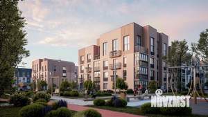 3-к квартира, строящийся дом, 96м2, 2/4 этаж