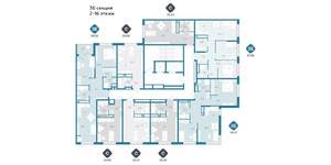 3-к квартира, вторичка, 58м2, 13/17 этаж
