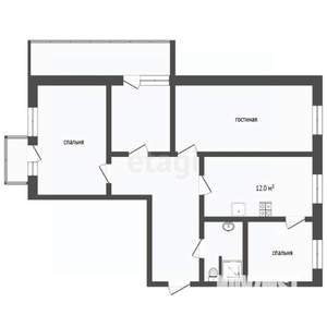 3-к квартира, вторичка, 68м2, 6/9 этаж