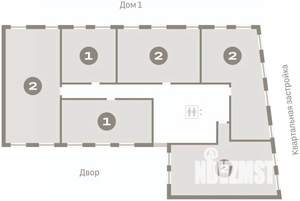 2-к квартира, вторичка, 83м2, 4/10 этаж