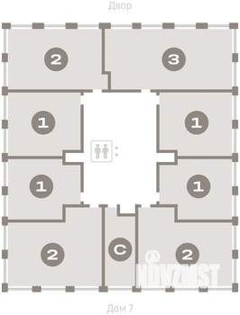 1-к квартира, вторичка, 49м2, 3/17 этаж