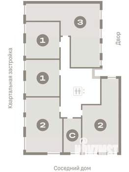 1-к квартира, вторичка, 40м2, 4/7 этаж