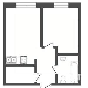 1-к квартира, вторичка, 38м2, 10/10 этаж