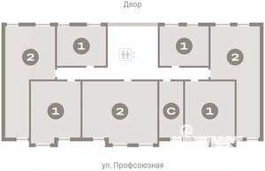 2-к квартира, вторичка, 77м2, 4/10 этаж