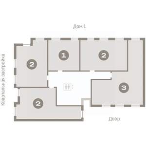 2-к квартира, вторичка, 68м2, 4/10 этаж