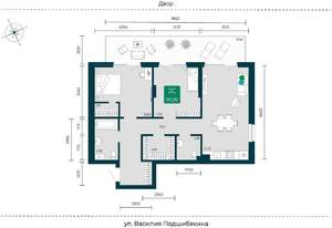 2-к квартира, вторичка, 91м2, 1/7 этаж