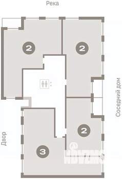 2-к квартира, вторичка, 123м2, 8/8 этаж