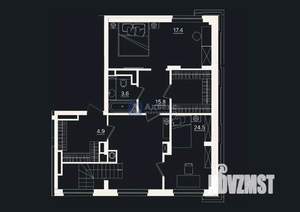 5-к квартира, вторичка, 168м2, 6/7 этаж