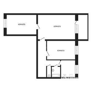 3-к квартира, вторичка, 57м2, 4/5 этаж