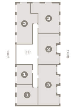 2-к квартира, вторичка, 87м2, 6/11 этаж