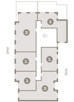 2-к квартира, вторичка, 69м2, 8/11 этаж