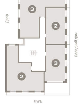 3-к квартира, вторичка, 87м2, 7/17 этаж