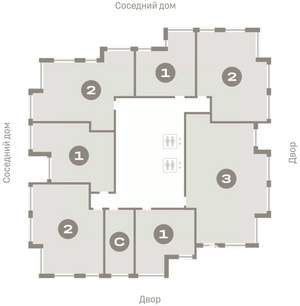 3-к квартира, вторичка, 116м2, 4/16 этаж