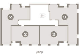 2-к квартира, вторичка, 63м2, 6/8 этаж
