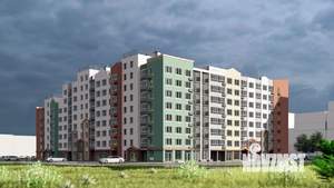 1-к квартира, строящийся дом, 36м2, 5/8 этаж