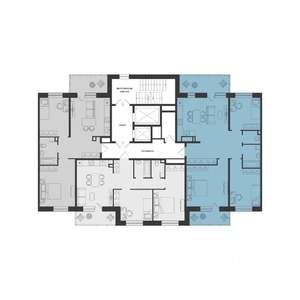 3-к квартира, строящийся дом, 88м2, 23/23 этаж
