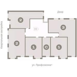 3-к квартира, вторичка, 93м2, 6/7 этаж