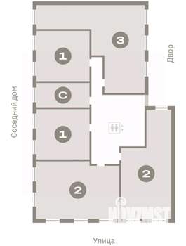1-к квартира, вторичка, 47м2, 5/11 этаж