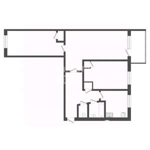 3-к квартира, вторичка, 59м2, 4/5 этаж